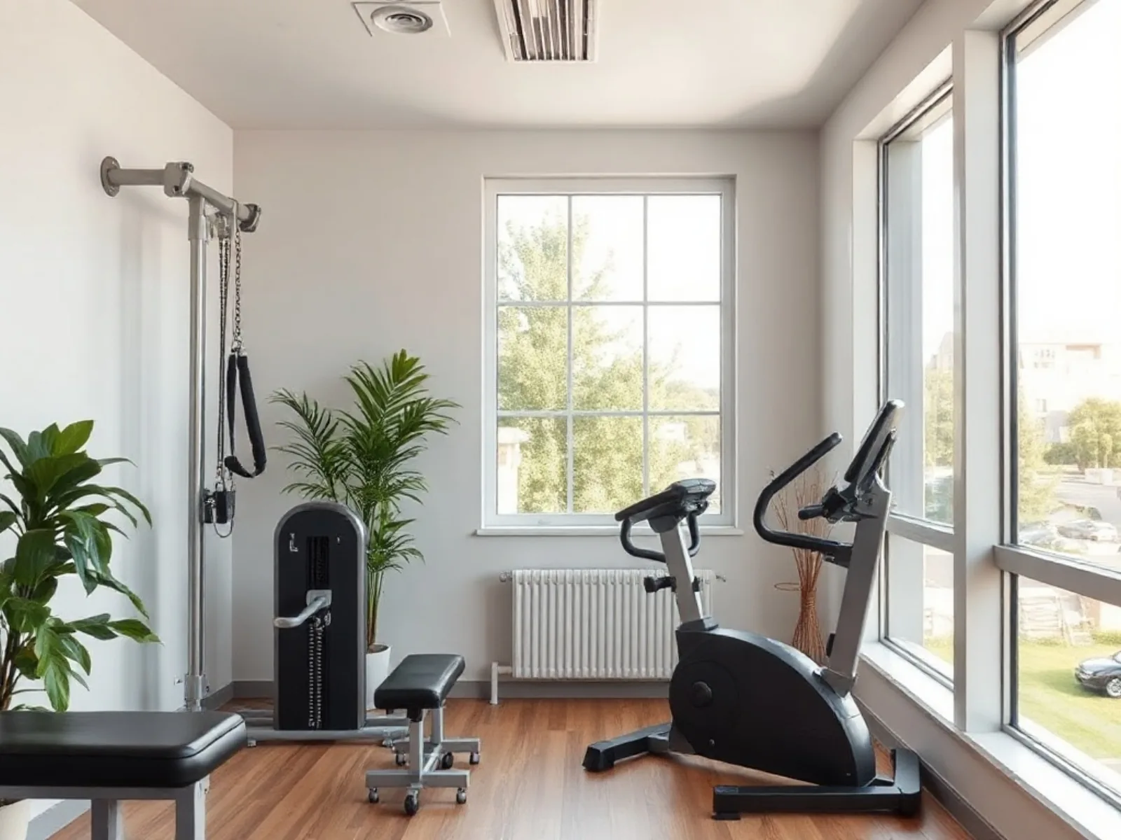 A small rehabilitation gym