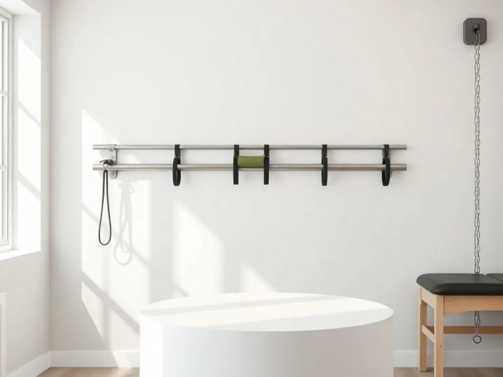 A physiotherapy treatment room